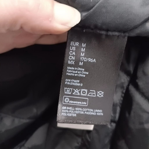 EUC H&M Divided Women's Parka Coat, M, Black - Picture 7 of 8